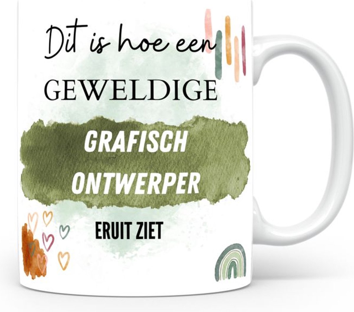Mok bedrukken met beroep Grafisch ontwerper