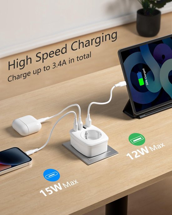 Chargeur secteur USB intelligent 5 ports - Chargeur pour téléphone mobile - Achat & prix Chargeur secteur USB intelligent 5 ports - Chargeur pour téléphone mobile - Achat & prix