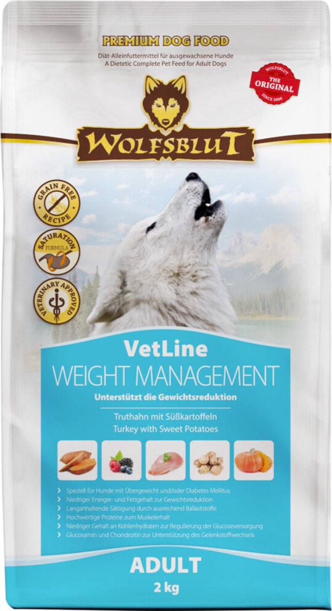 Wolfsblut Wolfsblut VetLine Weight Management - 4 x 2 kg - Voordeelverpakking