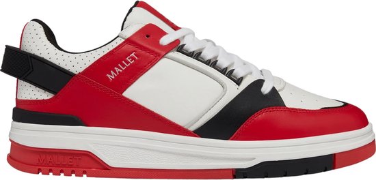 Mallet London Baskets pour hommes Rouge TE9022/WHTRED COMPTON