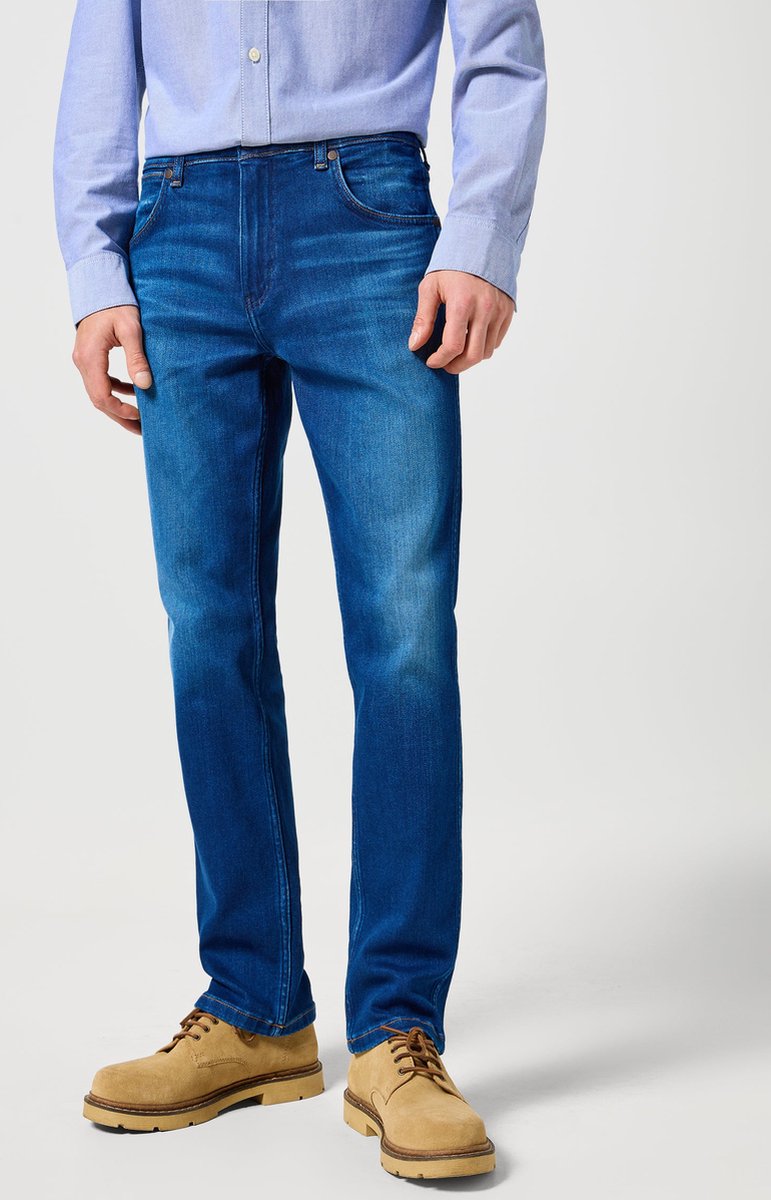 Wrangler - Greensboro - Heren Regular-fit Jeans - Blue Jam