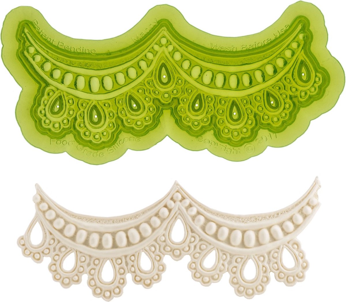 Marvelous Molds Silicone Mal - Mandy Lace Mold