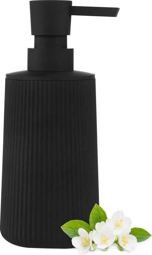 GMISUN Zeepdispenser Zwart Mat, 400 Ml Glas Voor Keuken En Badkamer Stijlvolle Dispenser Vloeibare Zeep Met Sterke Pomp 1020770073 GMISUN Zeepdispenser Zwart Mat, 400 Ml Glas Voor Keuken En Badkamer Stijlvolle Dispenser Vloeibare Zeep Met Sterke Pomp 1020770073