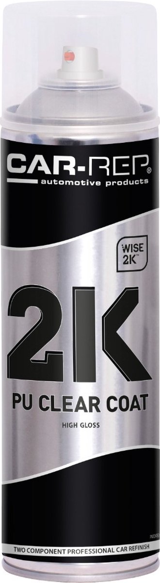 Car-Rep 2K Spuitverf - Transparante coating - Hoogglans - 500 ml - spuitbus verf