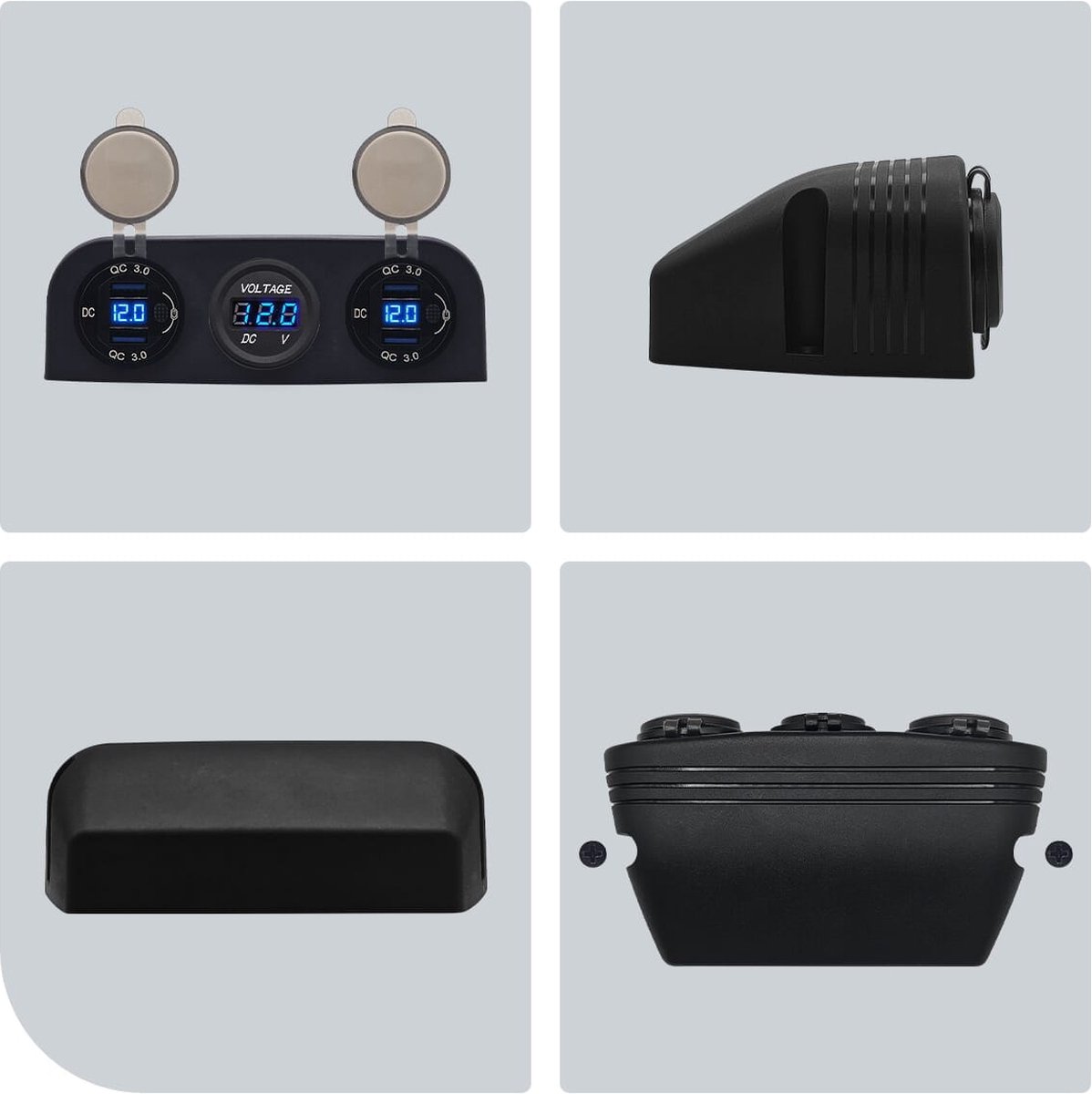 RC43P 3-Port Sequential Charger for 4V USB Batteries (Sold Without Battery