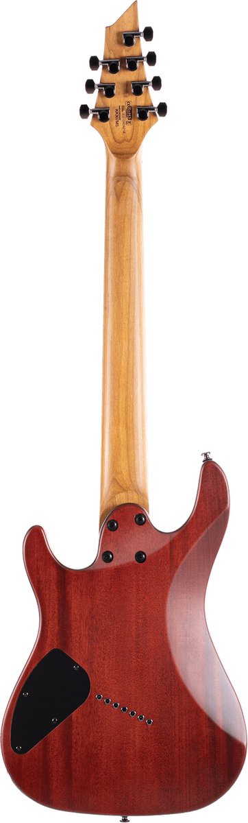Cort KX307MS Multi Scale Open Pore Mahogany 7-snarige elektrische gitaar
