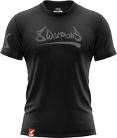 T-shirt Muay Zwart 8 WEAPONS Unlimited - S