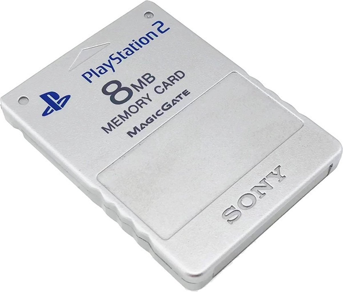 Sony Memory Card 8MB-Zilver (PlayStation 2) Gebruikt