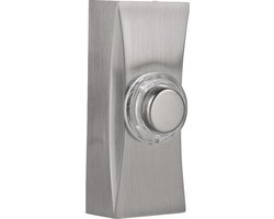 Byron beldrukker - bedraad - opbouw - met verlichting - type 7960 - nikkel