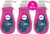Veet - Expert - Ontharingscreme 400ML - 3 Stuks - Voordeelverpakking