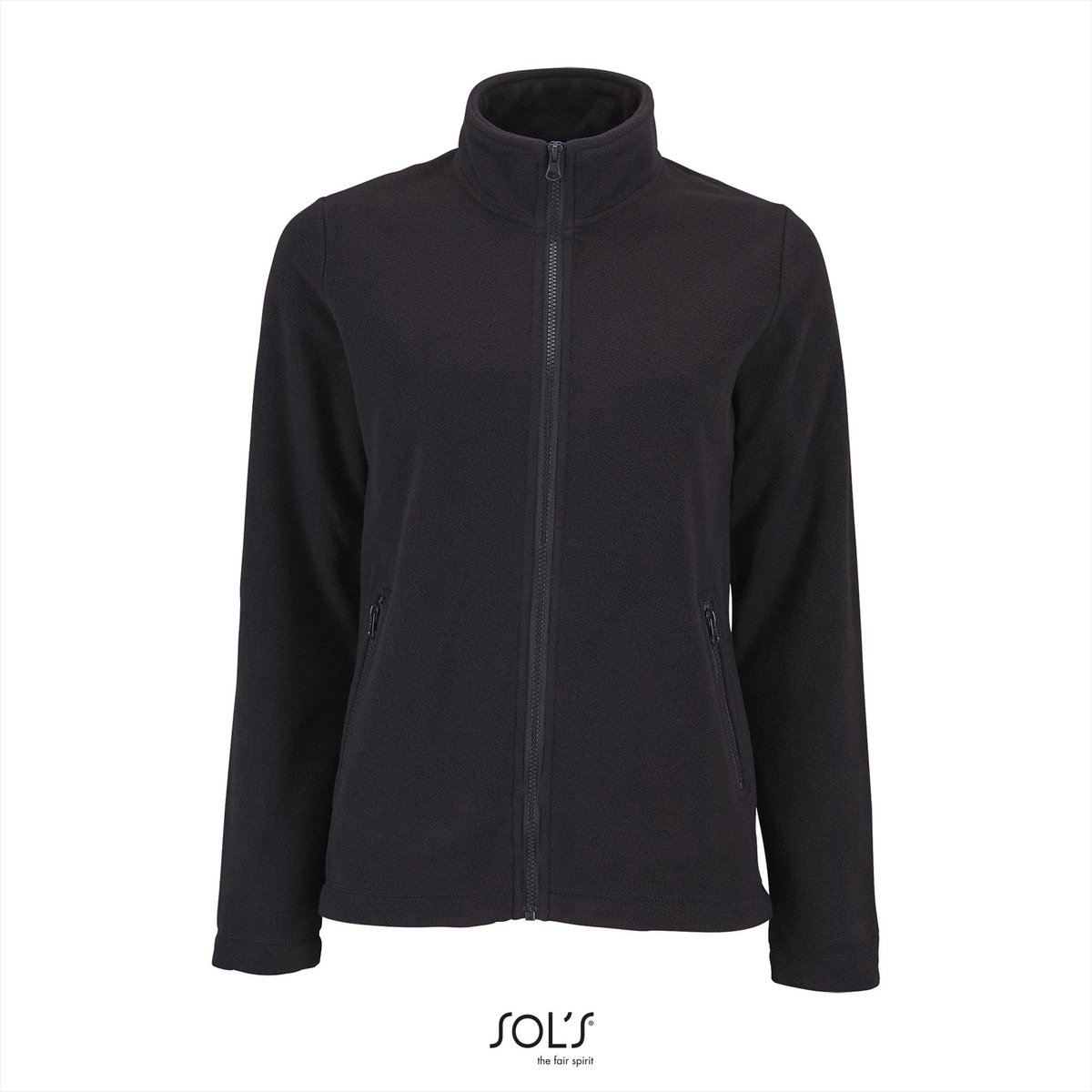SOL’S Women´s Plain Fleece Jacket Norman L02094 Zwart