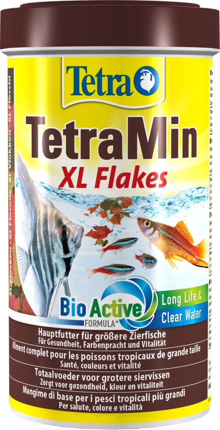 Tetramin XL Bio Active Vlokken Siervissen - Vissenvoer - 500 ml