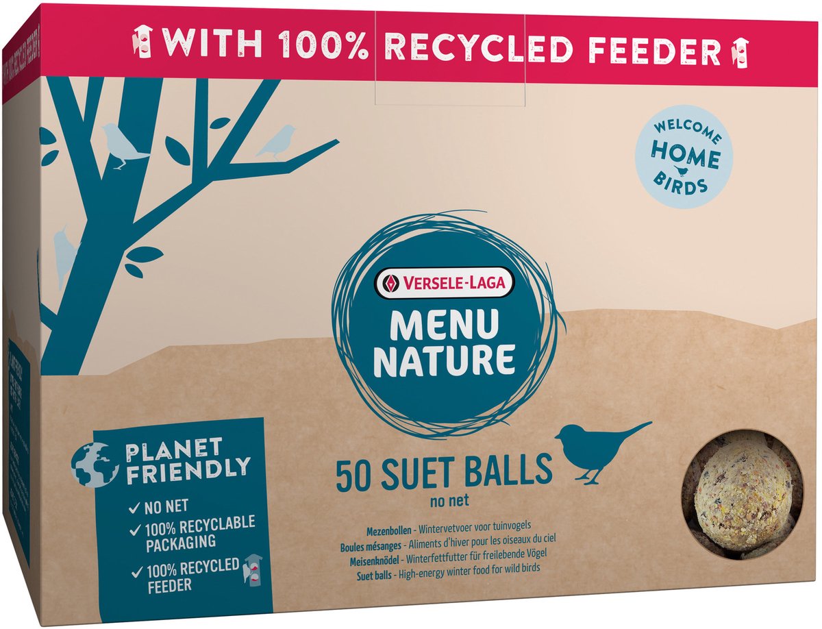Versele-Laga Menu Nature Mezenbol Zonder Net - Voer - 50 stuks