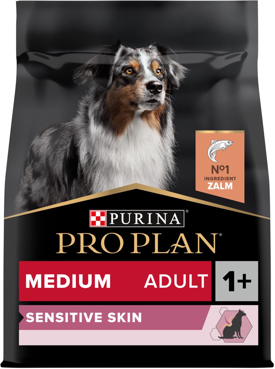 Bol.com Pro Plan Medium Adult Sensitive Skin- Honden droogvoer - Zalm - 3 kg aanbieding