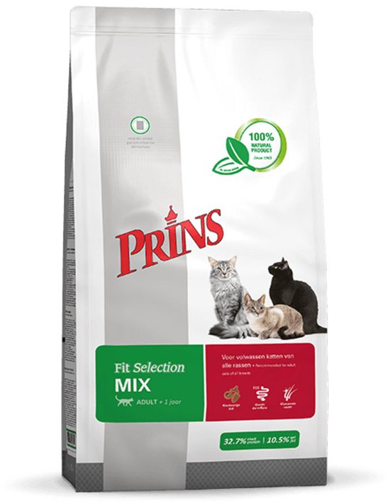 Prins Fit Selection Cat Mix 10kg - Kattenvoer