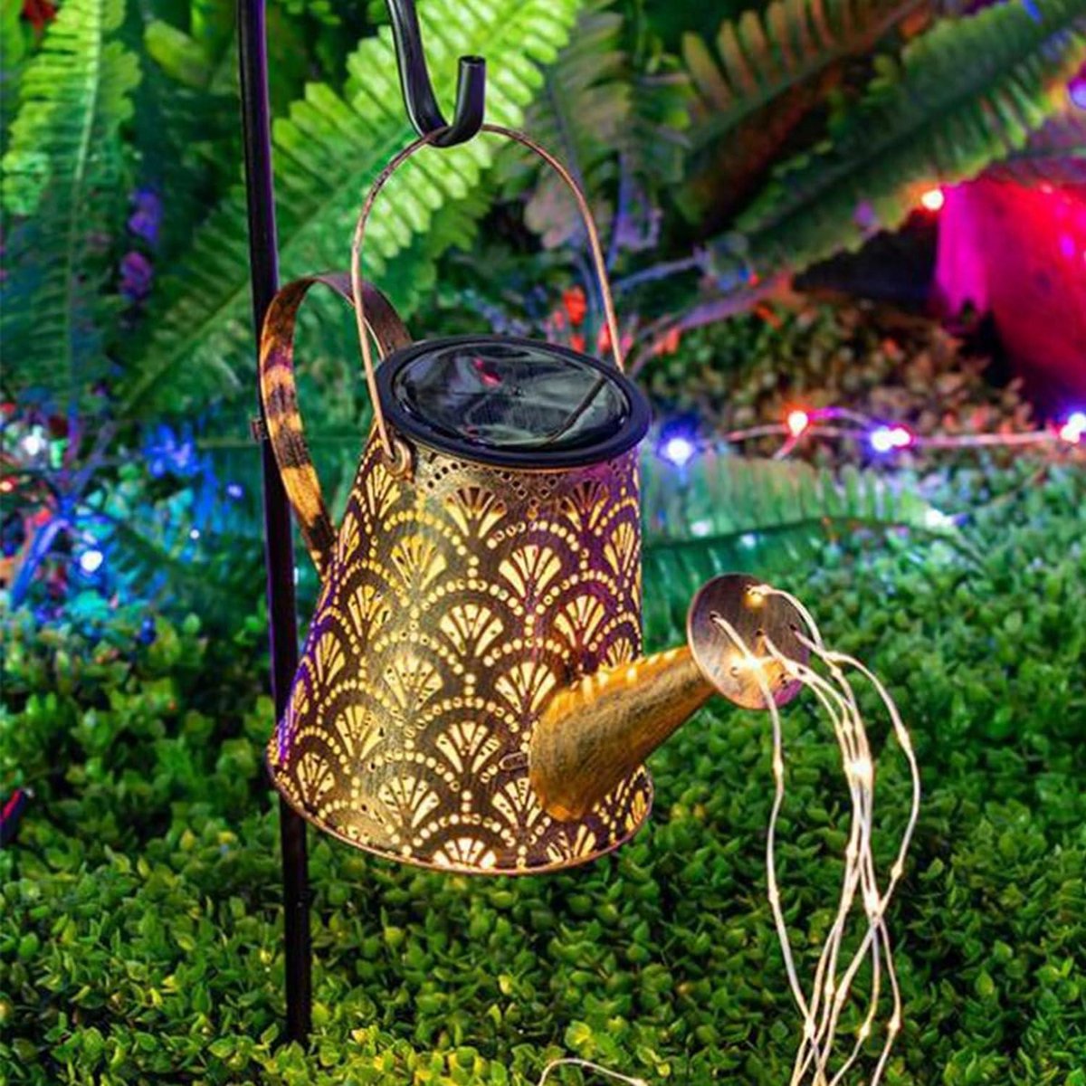 2 Lanternes Solaires Père Noël Pour Jardin – Guirlande Lumineuse Extérieure étanche, Ambiance Festive - 9