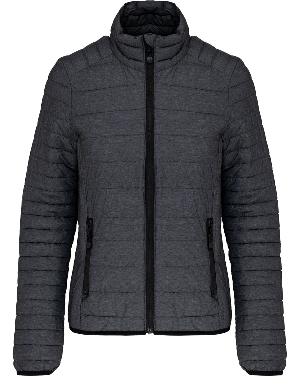 Kariban Ladies' lightweight padded jacket K6121 - Marl Dark Grey - XL