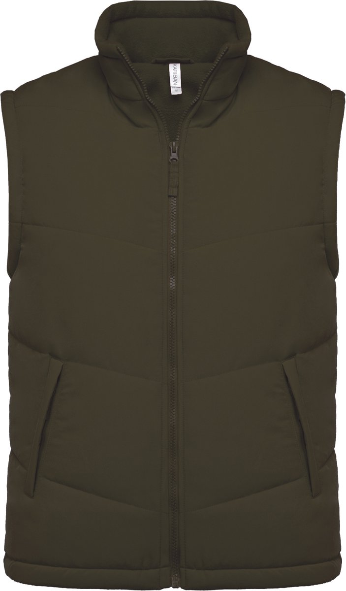 Kariban Met fleece gevoerde bodywarmer K6118 - Mossy Green - S