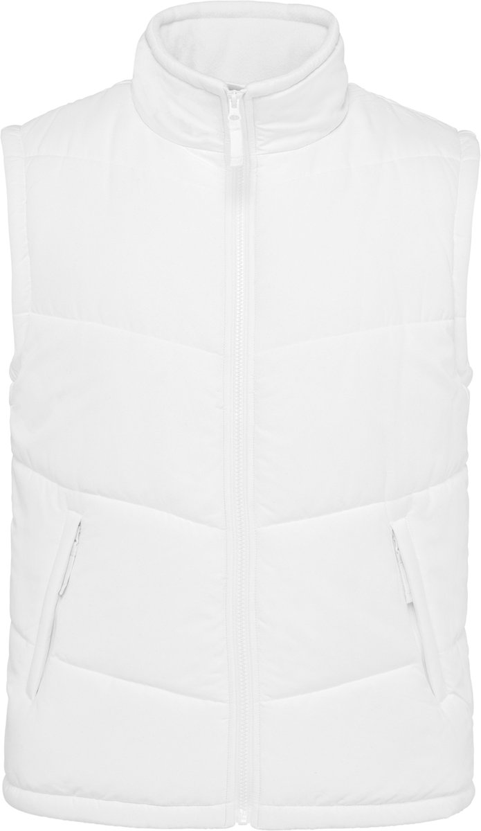 Kariban Met fleece gevoerde bodywarmer K6118 - White - XXL