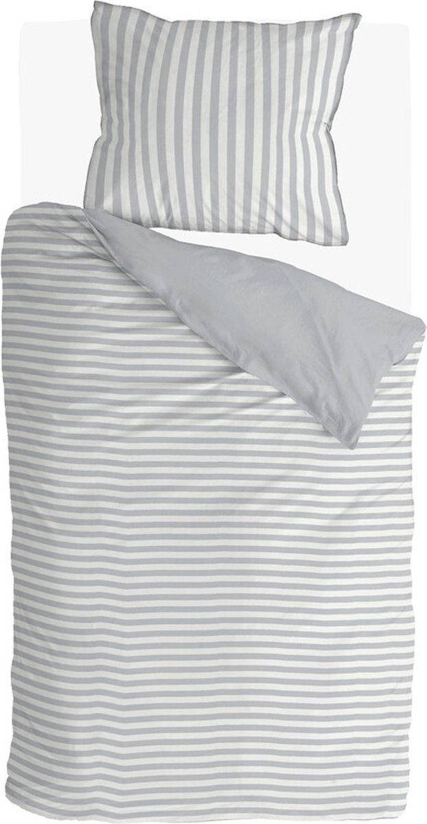 Walra Dekbedovertrek Soft & Cozy - 140x220 - 100% Katoen (BCI) - Grijs