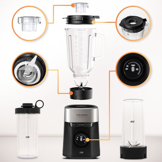 Blender, Smoothie Maker Multifonctionnel et Mixer pour Juicers Fruits Légumes 1000W Blender Automatique Broyeur à Glace (Or Rose 24 * 21 * 48.5CM) little surprise