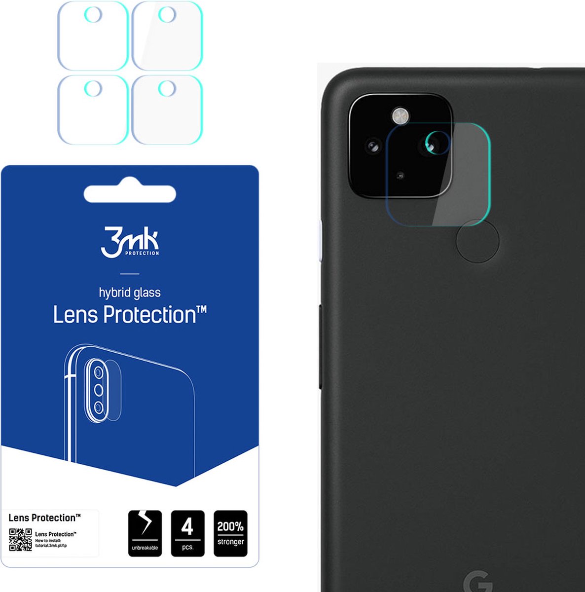 Google Pixel 4A 5G - 3mk Lens Protection