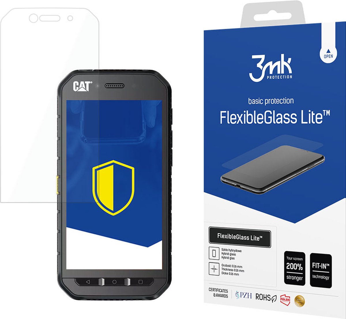 CAT S41 - 3mk FlexibleGlass Lite