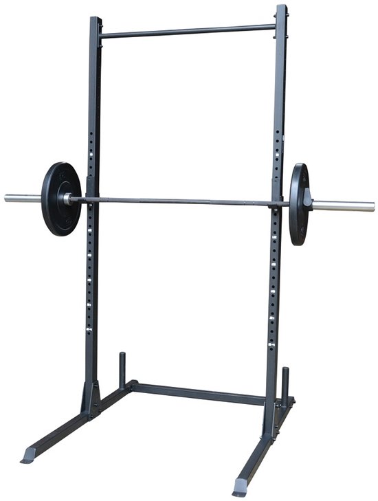 RS Sports - Squatrek - Power Rack - Pull up Station - Krachttraining - Zwart