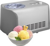 TZS First Austria IJsmachine - 1.2 L - Zelfvriezend met compressor - 135W - Roomijsmachine - Ice Cream Maker - RVS