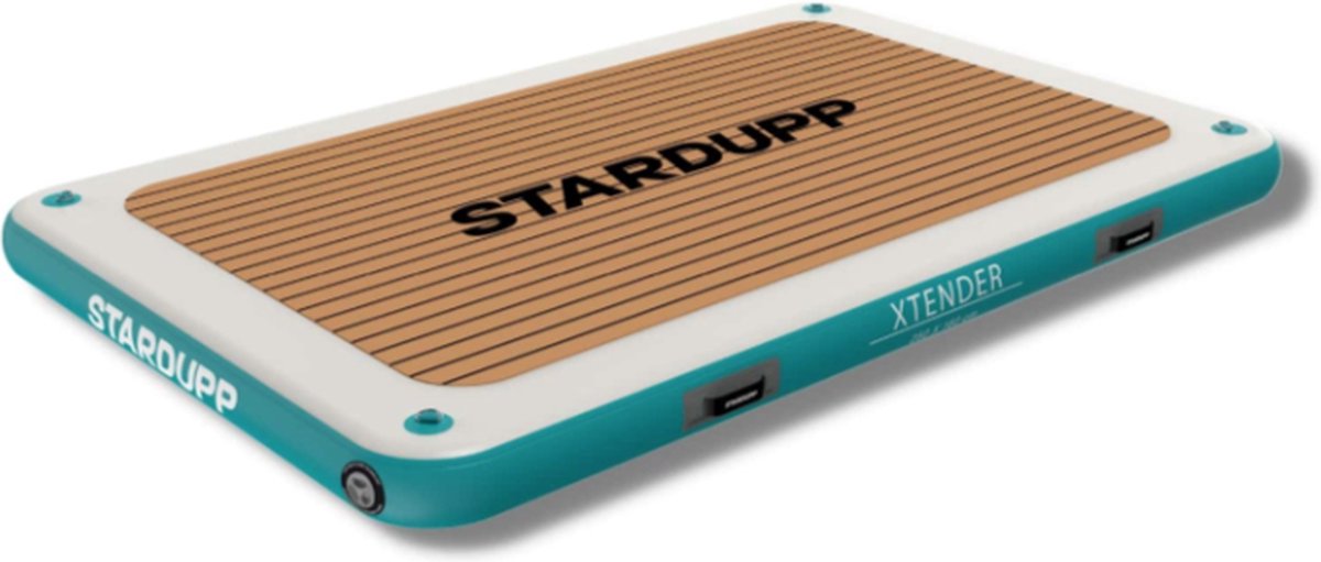 Stardupp Xtender Air Platform - Opblaasbaar eiland - Zwemvlot - Watervlot - 250cm x 160cm x 15cm