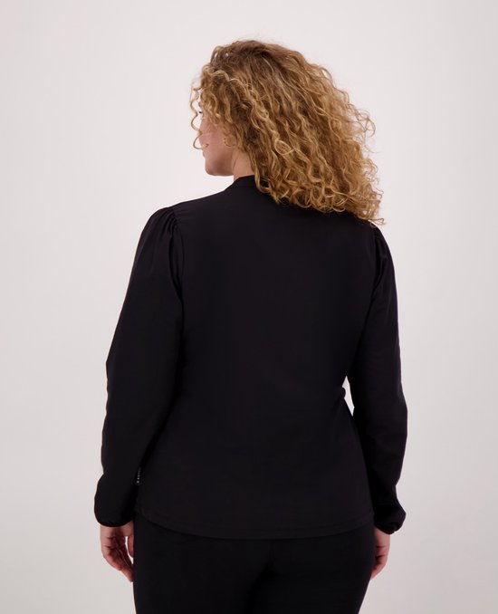 Je m'appelle Travelstof Top - Dames - Zwart - Maat 50