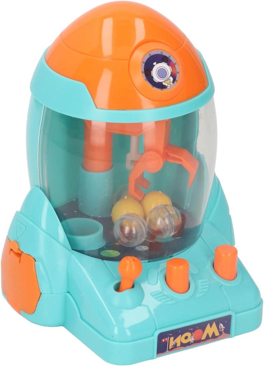 Draagbare Ruimteklauwmachine - Miniatuur Gekleurd Voor Kinderen Tafelblad (Blauw)