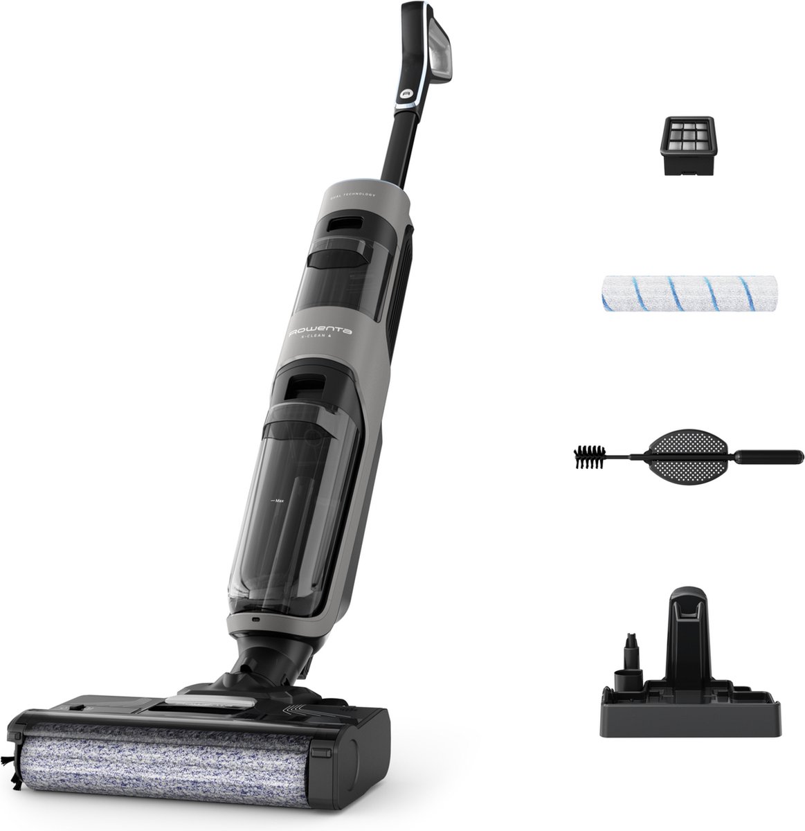 Rowenta X-Clean 4 GZ5036 - 2-in-1 - Vloerreiniger - Stofzuiger & dweil in 1 - 50 min gebruikstijd - Zelfreinigend — afbeelding 1