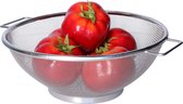 Passoire / tamis de cuisine en acier inoxydable 25 cm - Matériel de cuisine / cuisine - Verser les pâtes / pommes de terre / légumes - Tamisage / effusion