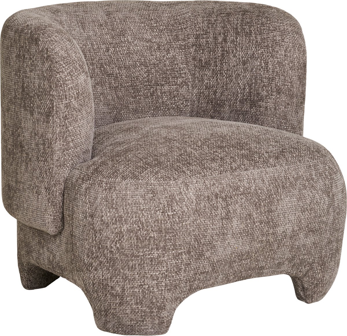House Nordic Fauteuil Nazare - Stof - 79x77x72cm - Beige