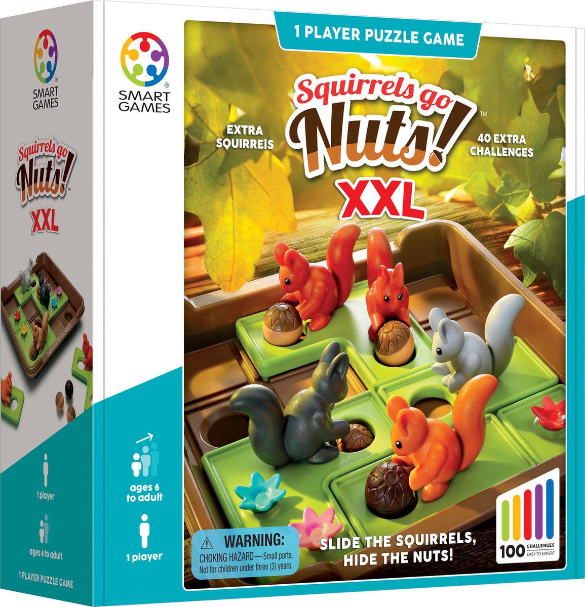 Smart Games Squirrels Go Nuts! XXL (100 opdrachten)