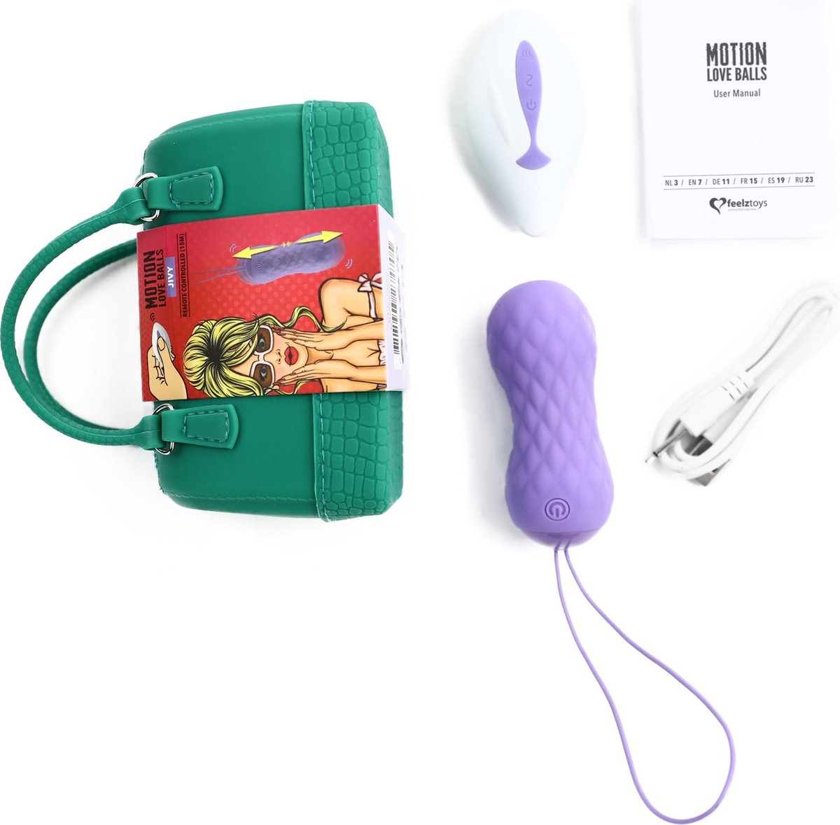 Feelztoys - Motion Love Balls Jivy Met Afstandsbediening