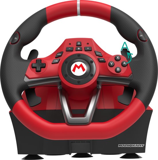 HORI - Mario Kart Racing Wheel Pro Deluxe - Nintendo Switch Racing Wheel - Officieel gelicentieerd door Nintendo