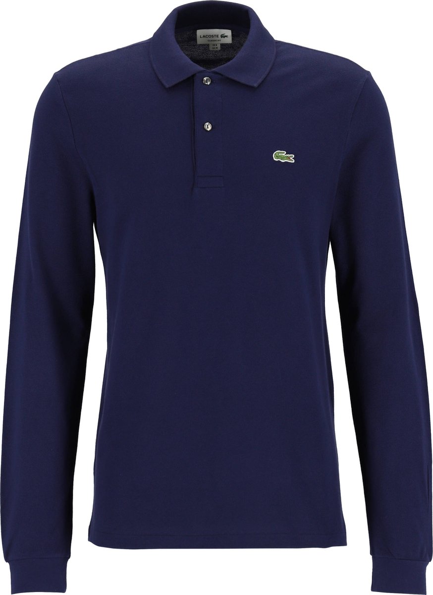 Lacoste Classic Fit polo lange mouw Blauw