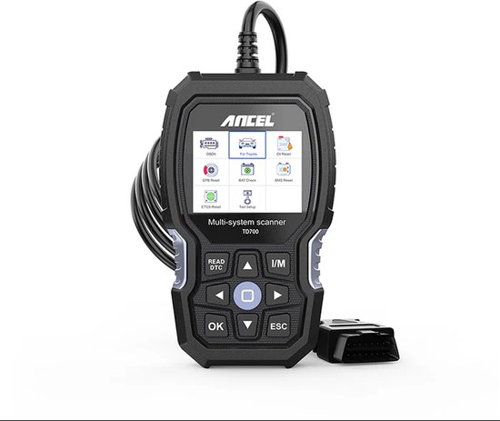 Foto: Ancel ld700 obd2 scanner diagnosecomputer storing verwijderen uitleesapparatuur auto diagnose auto diagnosetool voor alle systemen abs epb tpms dpf