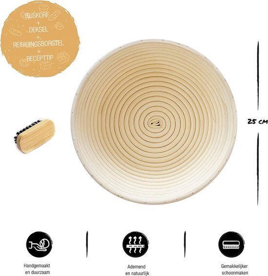 PolkaHome Zuurdesem starter set - Broodbakaccessoires Zuurdesemglas ...