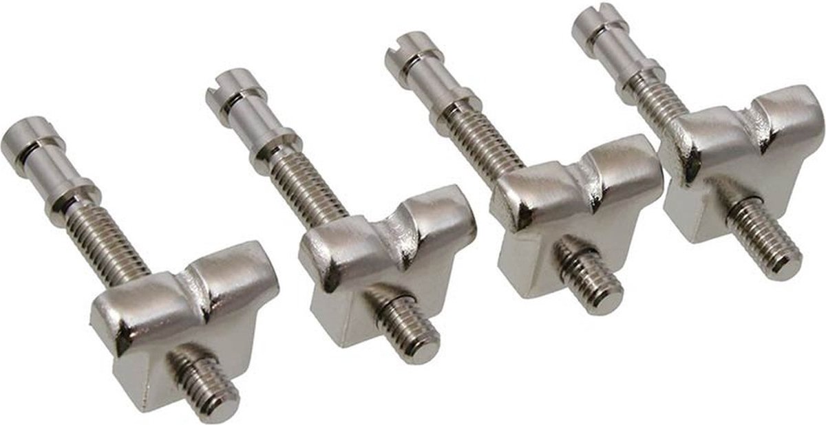 Allparts BP2075001 Set van 4 Brugzadels voor Gibson Bass