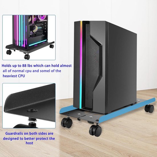 Support De Processeur Mobile Avec Roues Roulants: Porte Tour Robuste Pour Les Bu Support De Processeur Mobile Avec Roues Roulants: Porte Tour Robuste Pour Les Bu