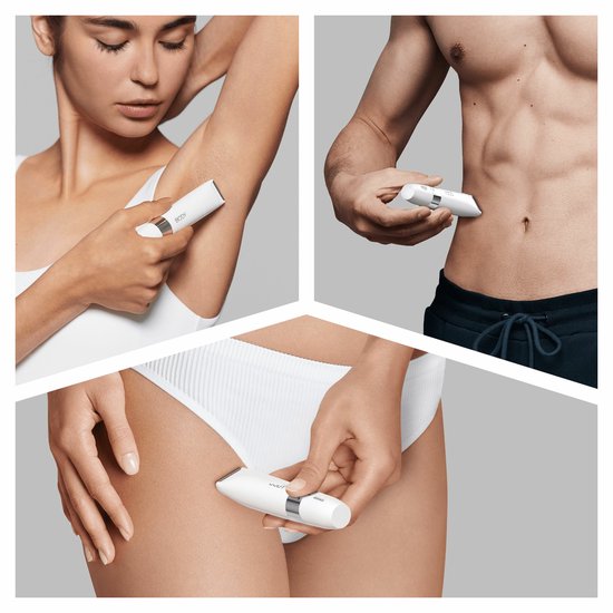 Braun Body BS1000 Mini Trimmer, Elektrische Ontharing Voor Vrouwen En Mannen - Wit