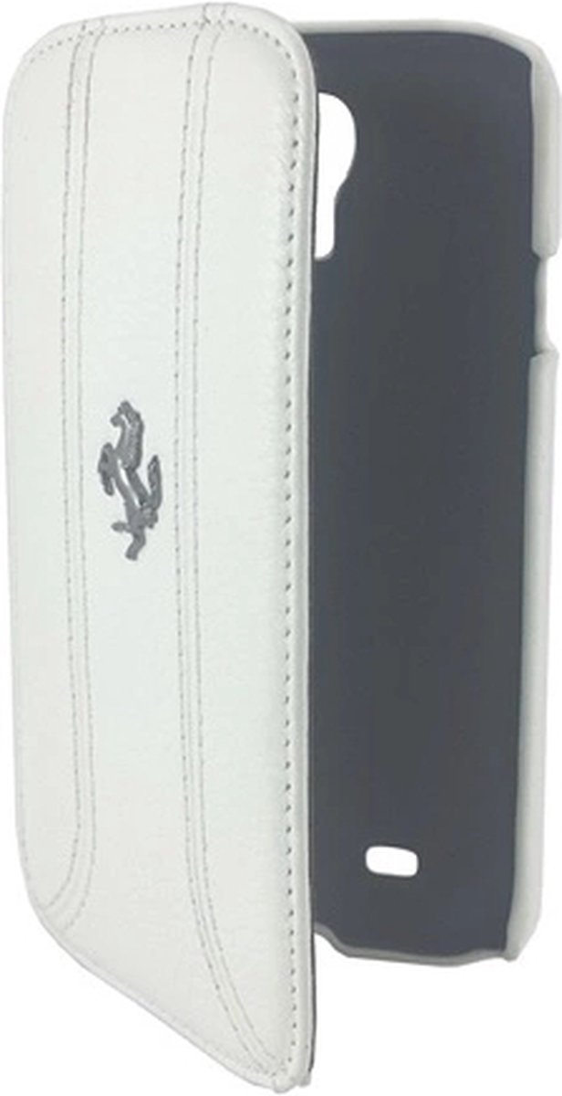 Ferrari Book case voor Samsung Galaxy S4 - wit