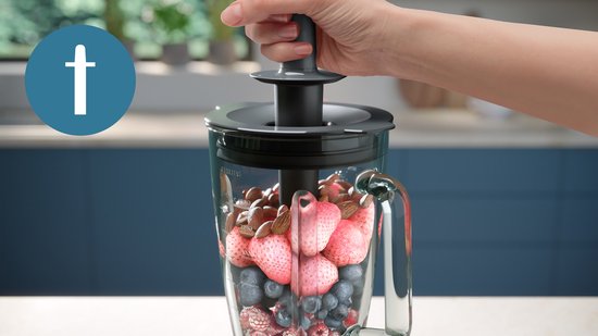 Philips HR3032/00 5000 Series Blender, 1200 W, 2 l kan - Zwart van Philips — afbeelding 2