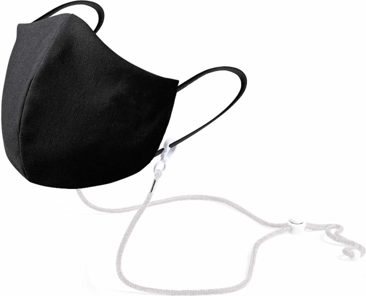 Bol.com 10x Witte maskerhouders verstelbaar - Mondmaskerkoorden - Mondkapje accessoires aanbieding