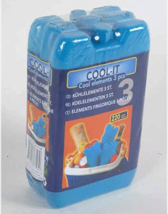 Voordelige normale blauwe koelbox 24 liter - 38 x 26 x 39 cm - met 6x normale koelelementen van 15 x 8 x 2 cm van NLDiscount — afbeelding 4