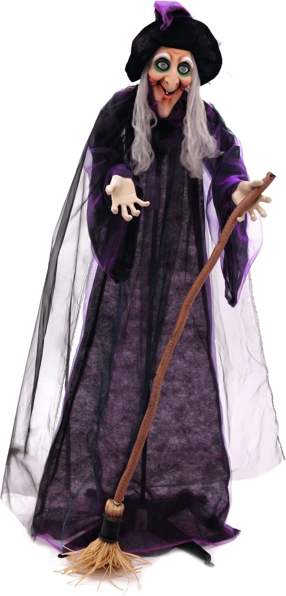 Europalms - Halloween - Decoratie - Versiering - Accesoires - heks animated