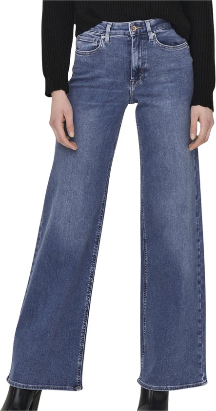 Only Jeans Onlmadison Blush Hw Wide Dnm Cro372 15282980 Medium Blue 